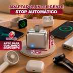 ⚡🔋 ADAPTADOR INTELIGENTE STOP AUTOMÁTICO – SE DESCONECTA SOLO Y PROTEGE TU BATERÍA 🛡️✅