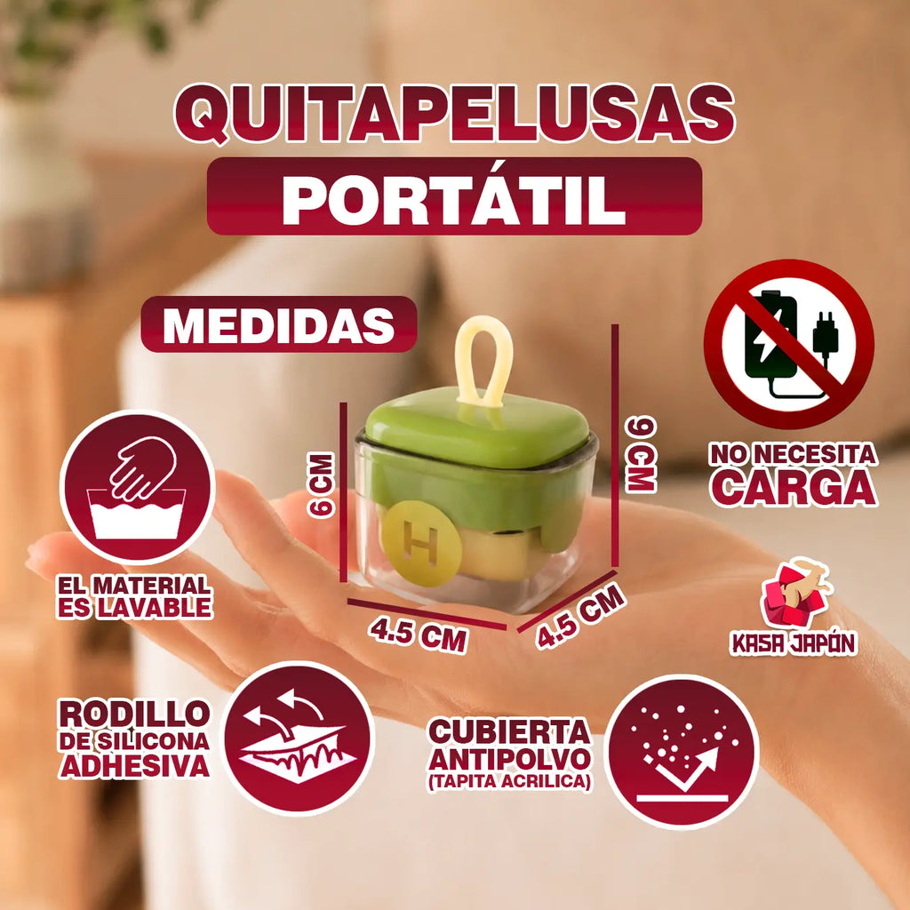 ✨QUITAPELUSAS PORTÁTIL 🧶✨