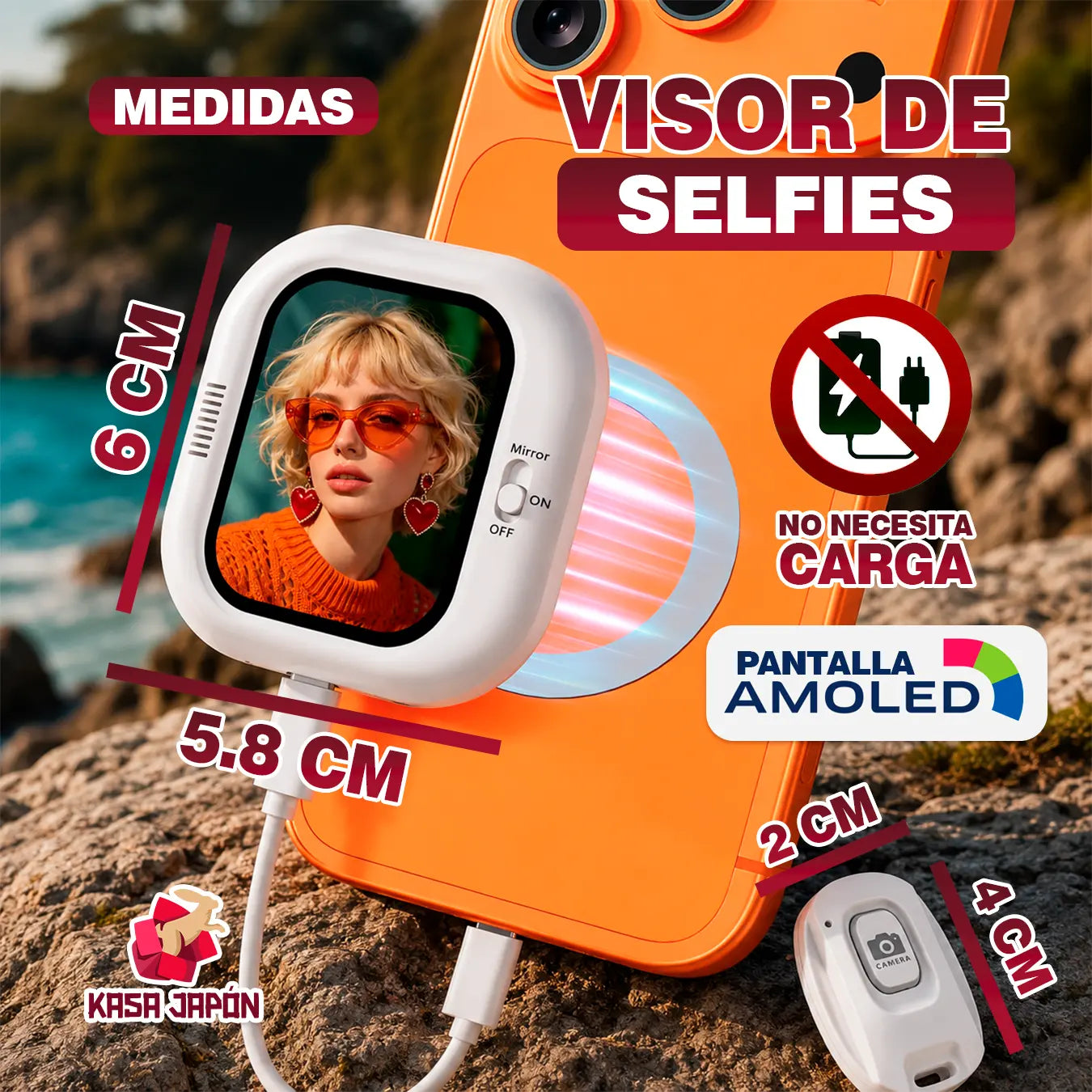 📱✨👀 VISOR DE SELFIES — VE TU ENCUADRE EN TIEMPO REAL 📱✨👀 Main image