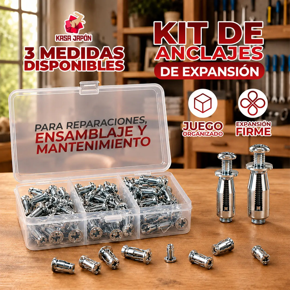 📱⌨️ → 🔩🛠️ KIT DE ANCLAJES DE EXPANSIÓN RESISTENTES A LA CORROSIÓN 🛠️🔩